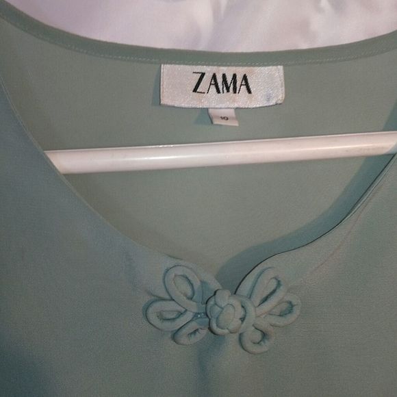 Zama light green sleeveless blouse 3 for $30 + 15% discount - Picture 7 of 13